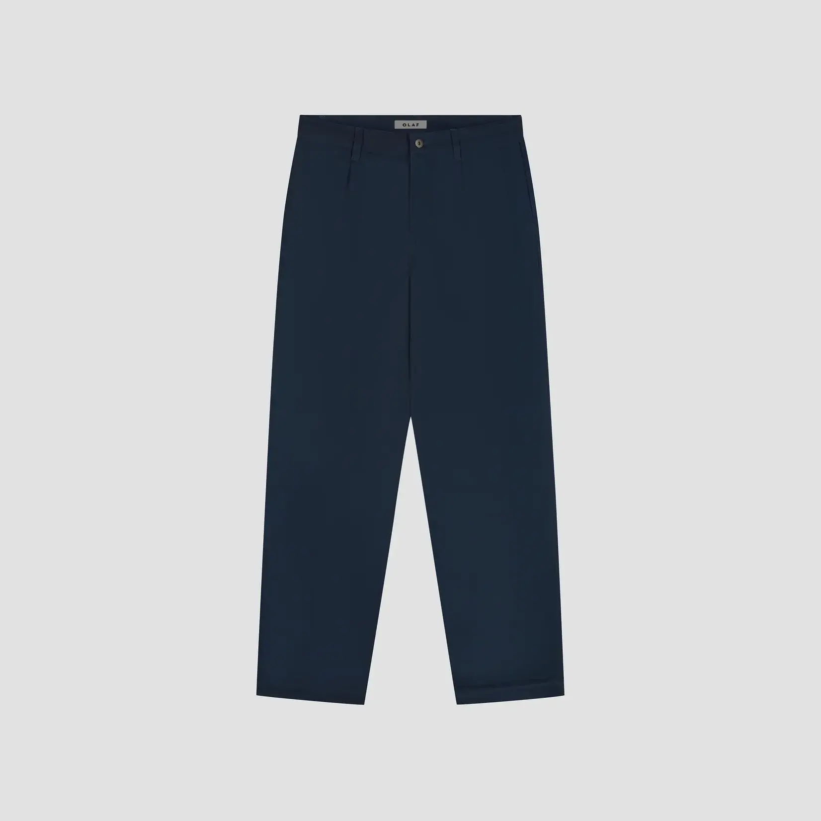 Olaf Hussein Olaf Washed barrel leg pants navy