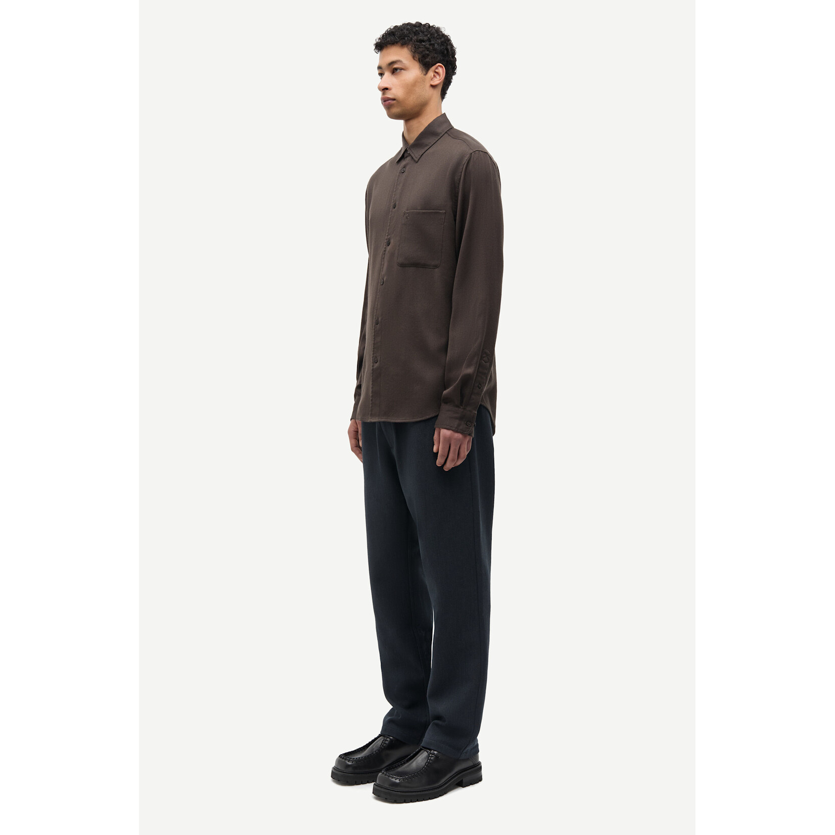 Samsoe & Samsoe Samsoe Samsoe Sajabari fly P trousers dark grey mel.