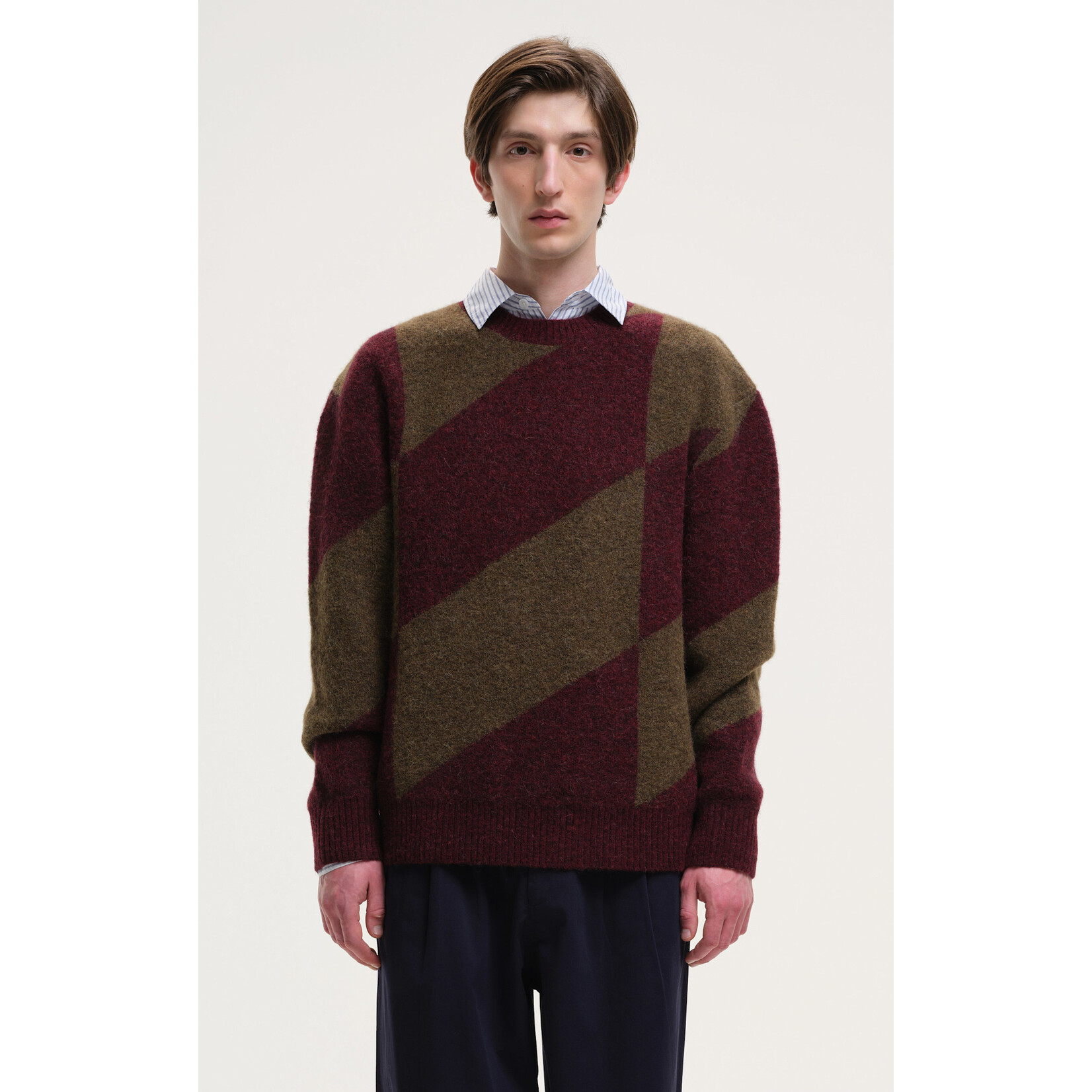 Castart Castart Evin jacquard crew khaki