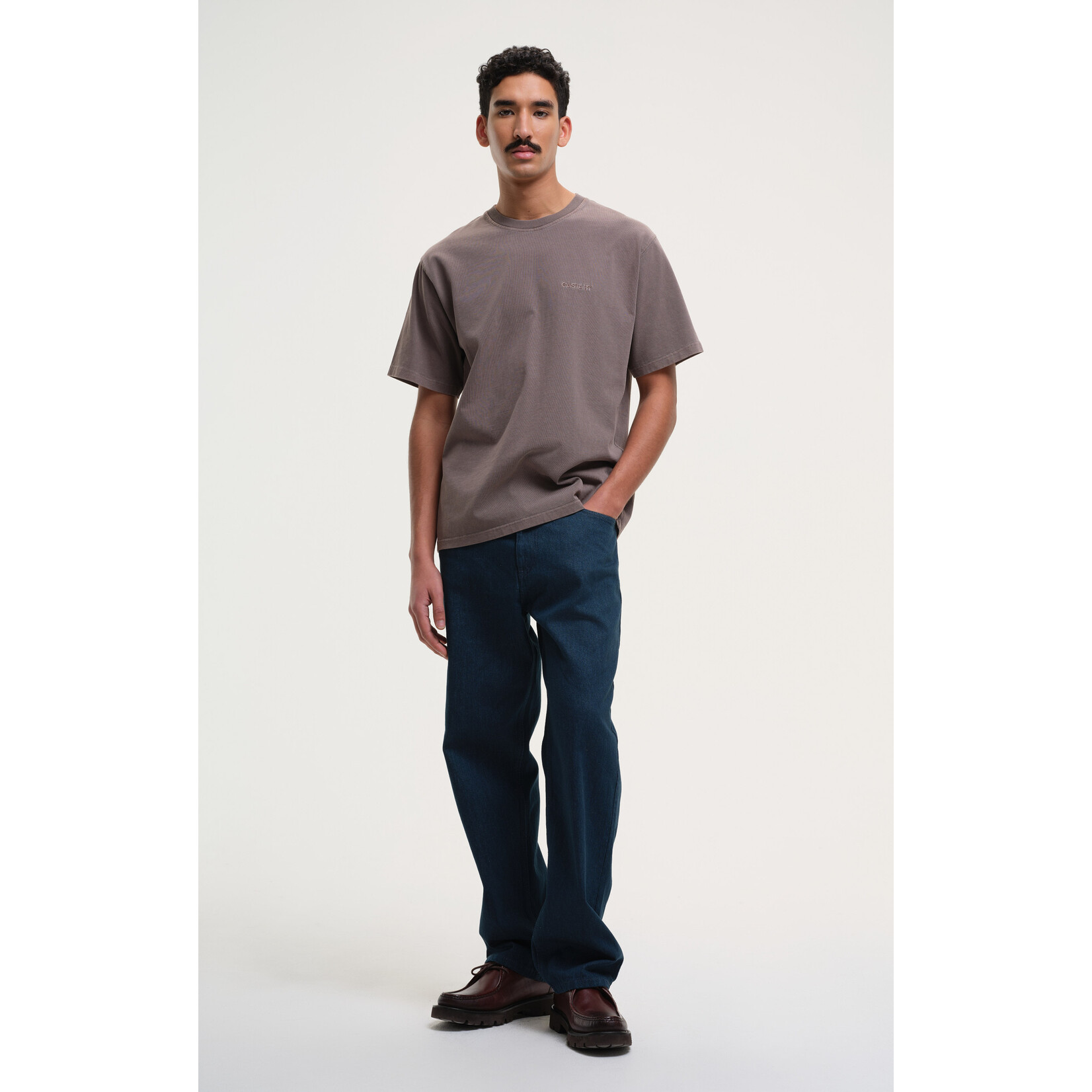 Castart Castart Stonewash Tee dark brown