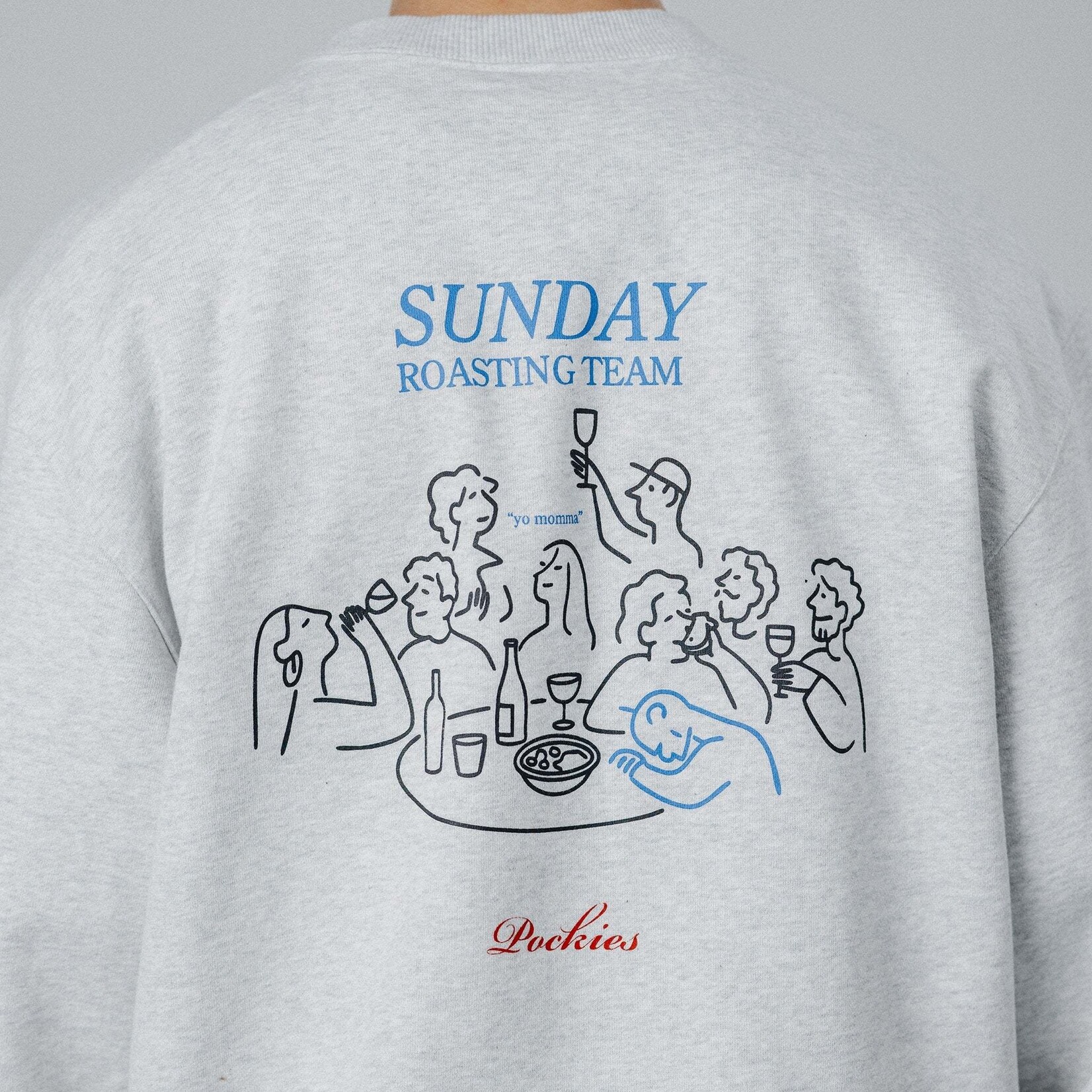 Pockies Underwear Pockies Sunday Roasting crew grey mel