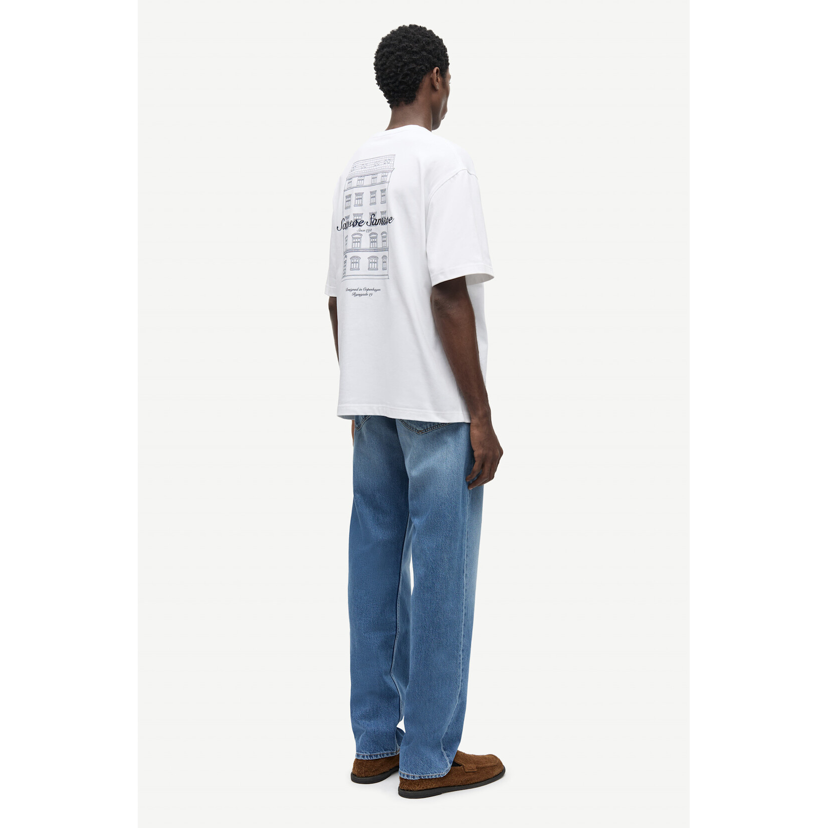 Samsoe & Samsoe Samsoe Samsoe Sauni t-shirt White Building