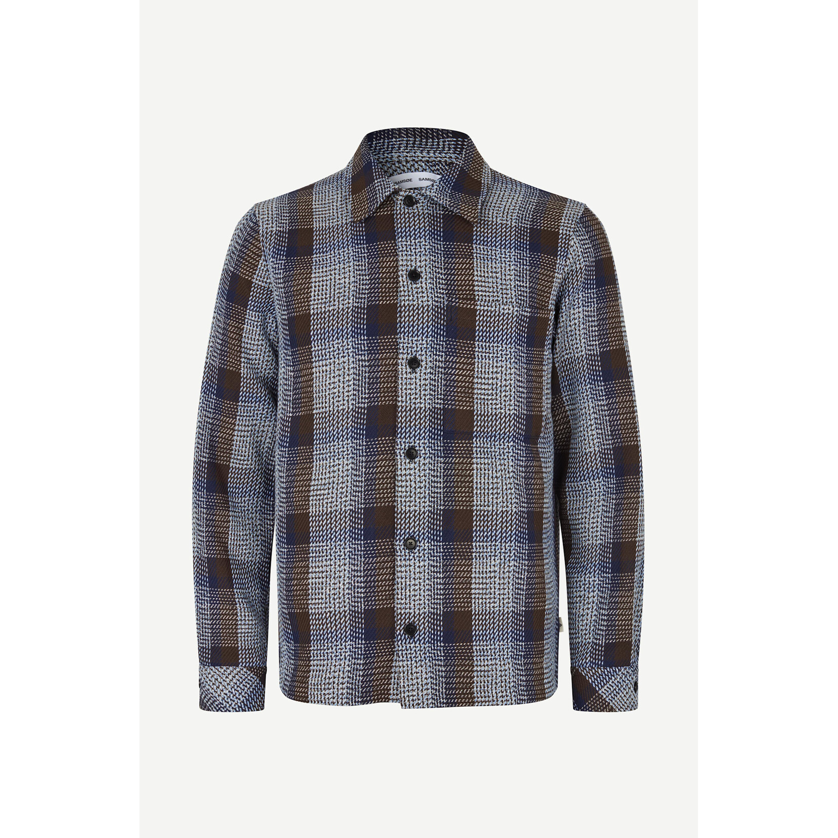 Samsoe & Samsoe Samsoe Samsoe Sataka JB Overshirt Brown Mel. Ch.