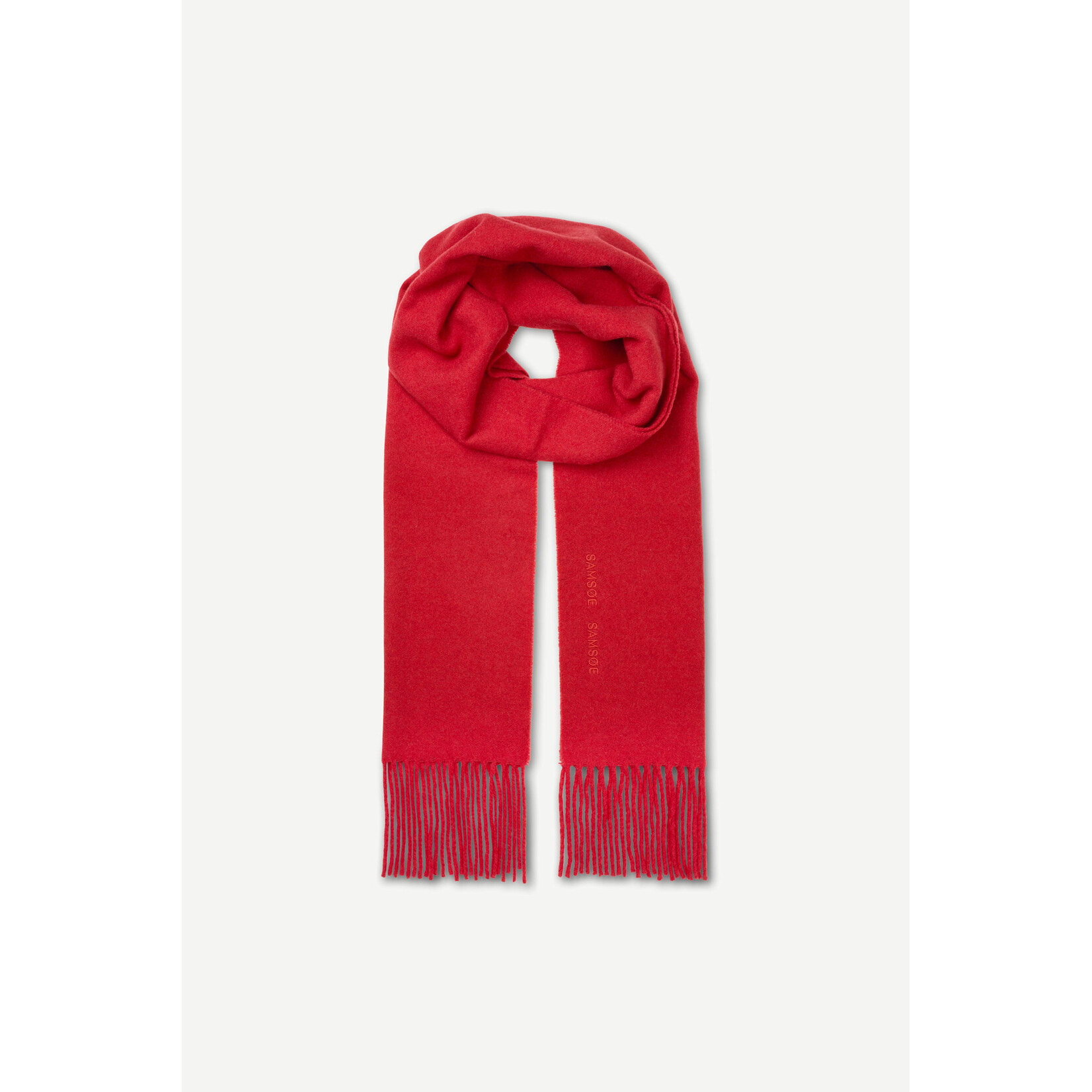 Samsoe & Samsoe Samsoe Samsoe Sajolly Scarf Haute Red