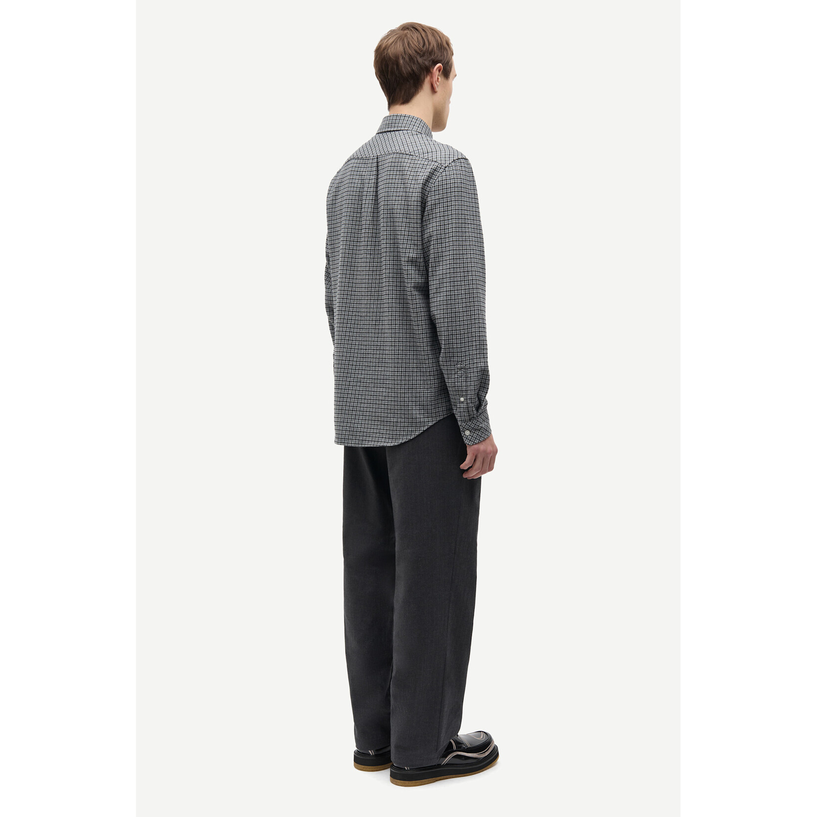 Samsoe & Samsoe Samsoe Samsoe Saliam NJ Shirt Grey Mel. Ch.