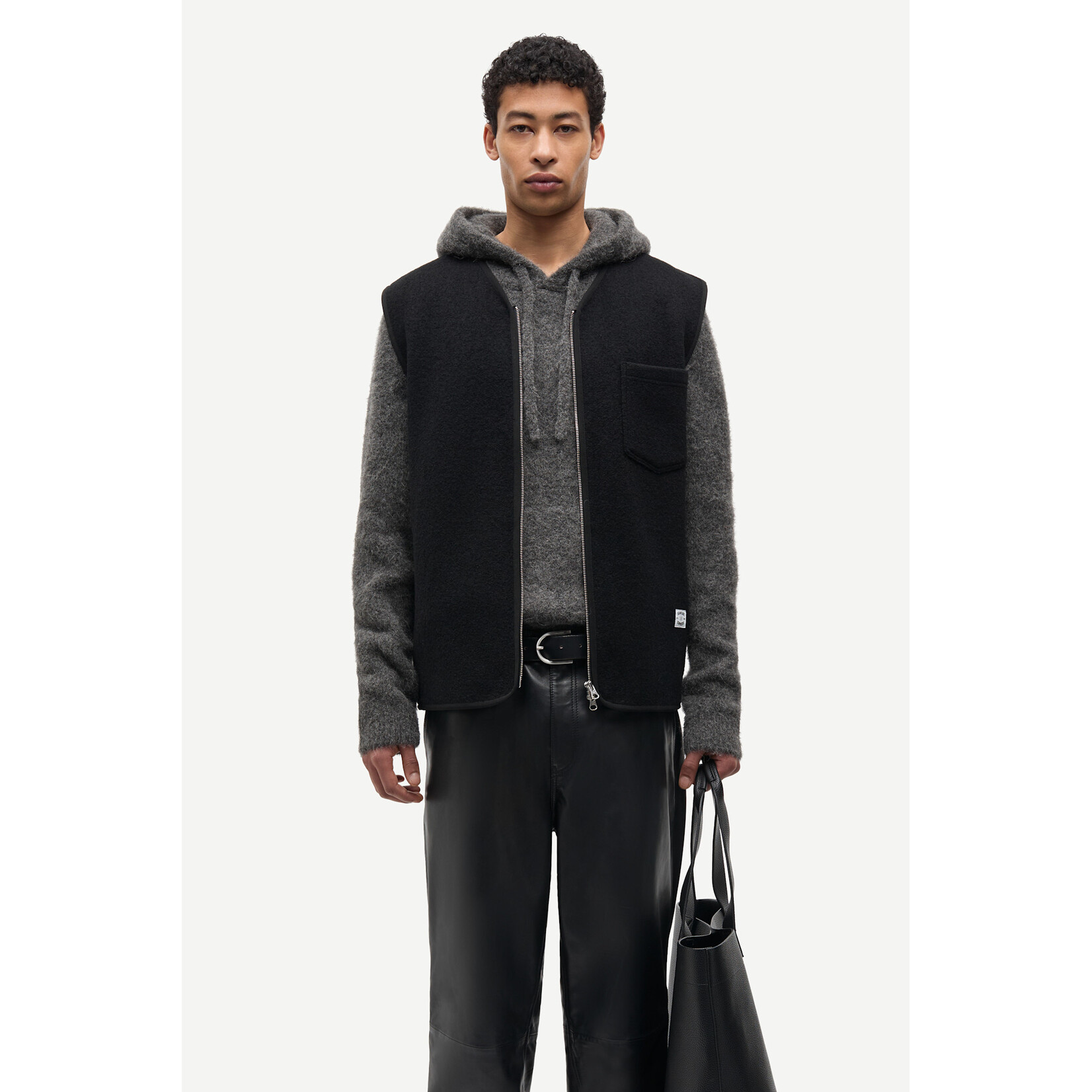 Samsoe & Samsoe Samsoe Samsoe Sahannes vest Black