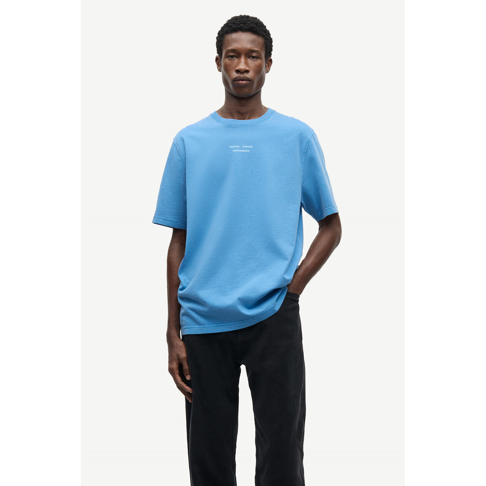 Samsoe & Samsoe Samsoe Samsoe Samarcus T-shirt cyaneus