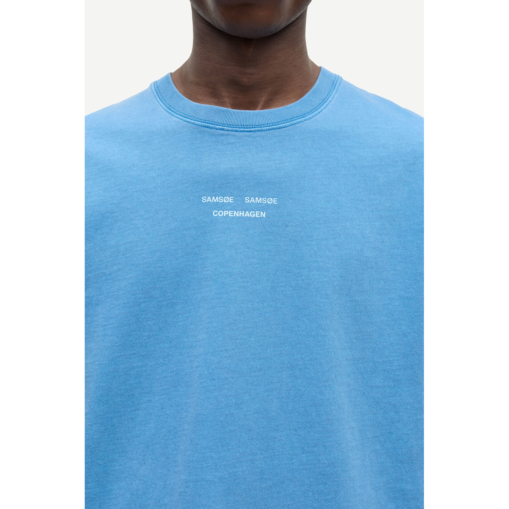 Samsoe & Samsoe Samsoe Samsoe Samarcus T-shirt cyaneus
