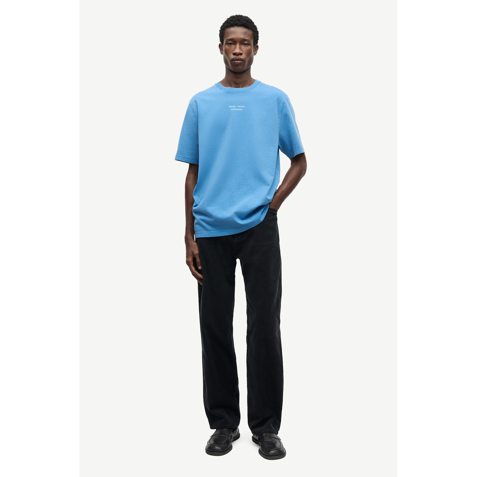 Samsoe & Samsoe Samsoe Samsoe Samarcus T-shirt cyaneus