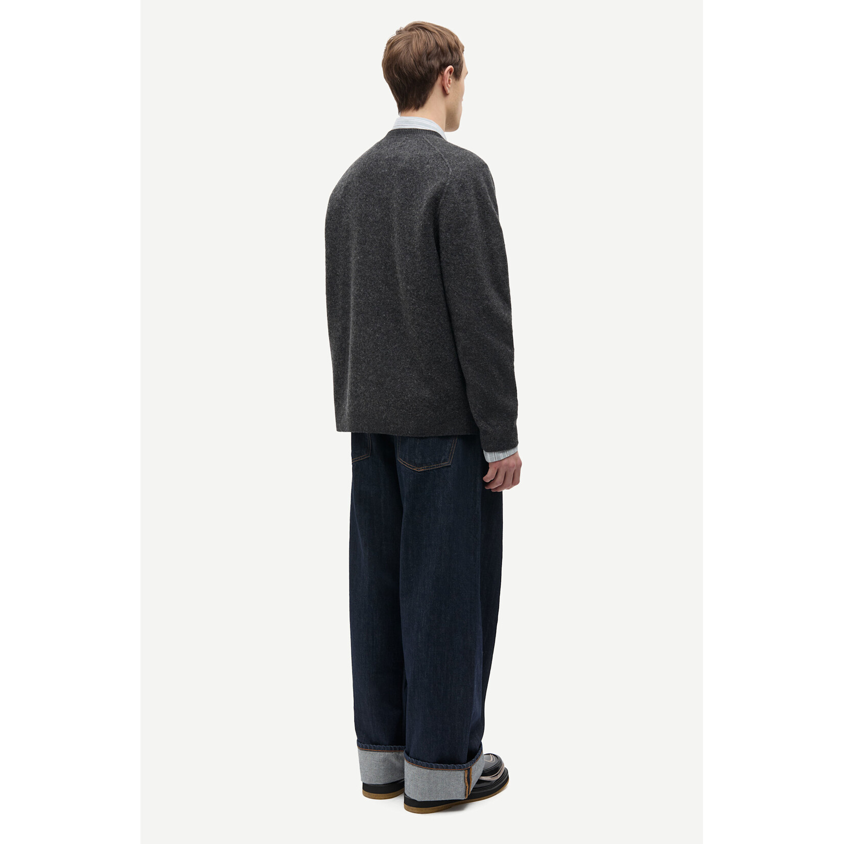 Samsoe & Samsoe Samsoe Samsoe Sarick sweater dark grey mel