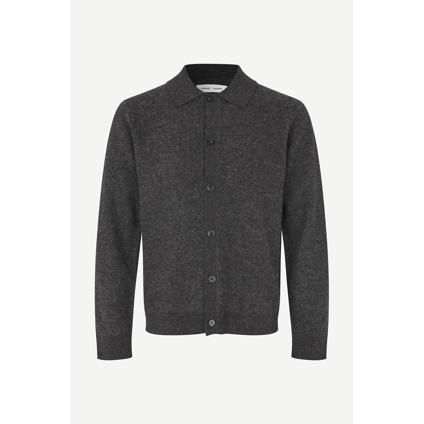 Samsoe & Samsoe Samsoe Samsoe Sarichard cardigan dark grey mel
