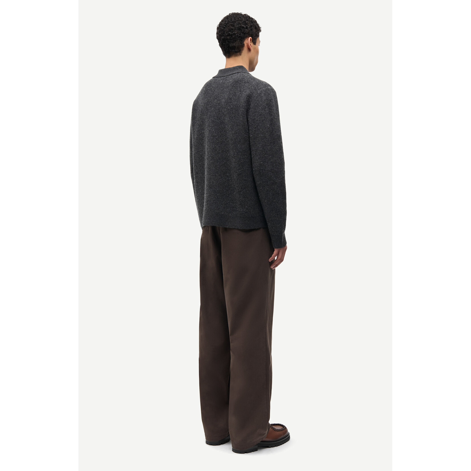 Samsoe & Samsoe Samsoe Samsoe Sarichard cardigan dark grey mel