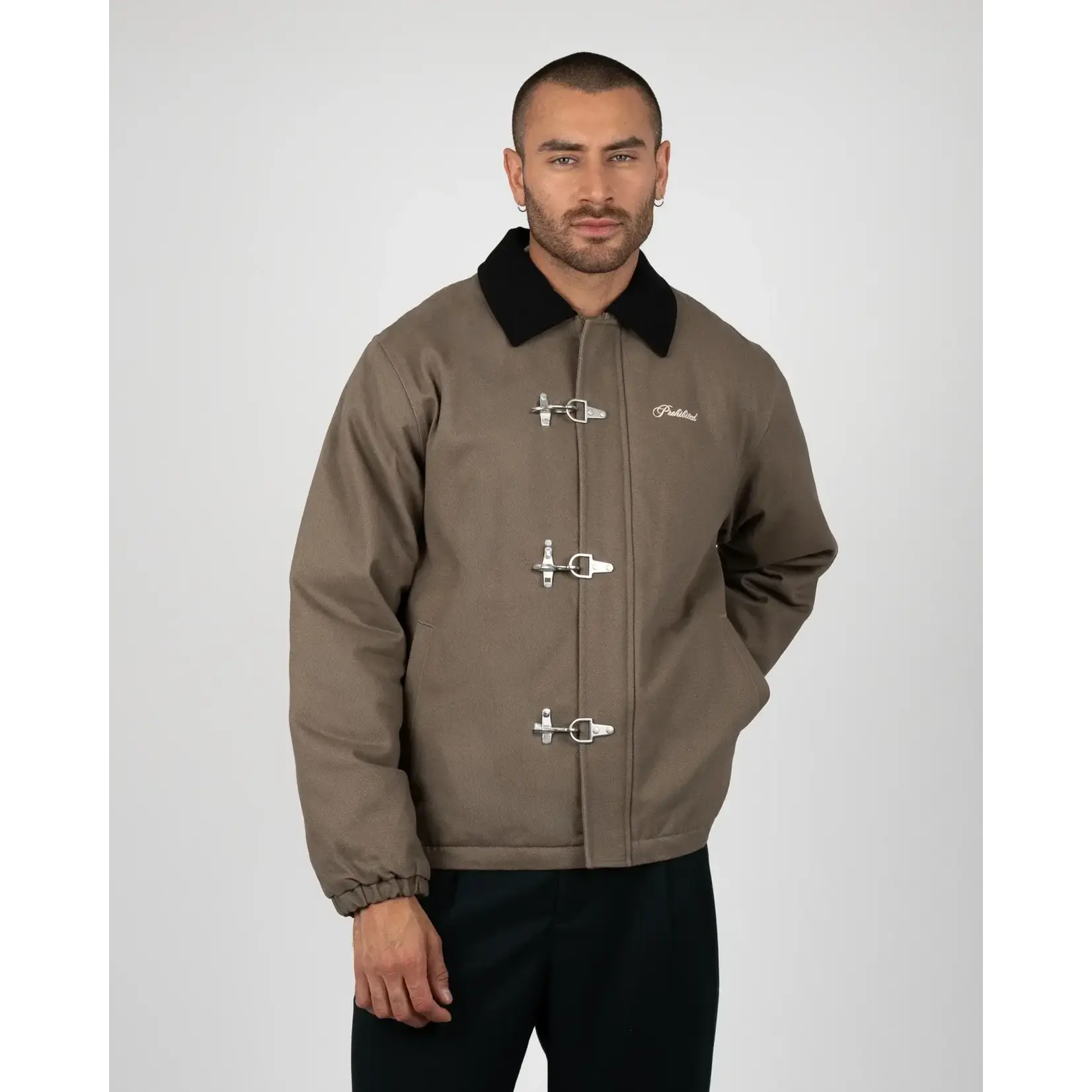 Prohibited Prohibited Back in the days jacket ash green