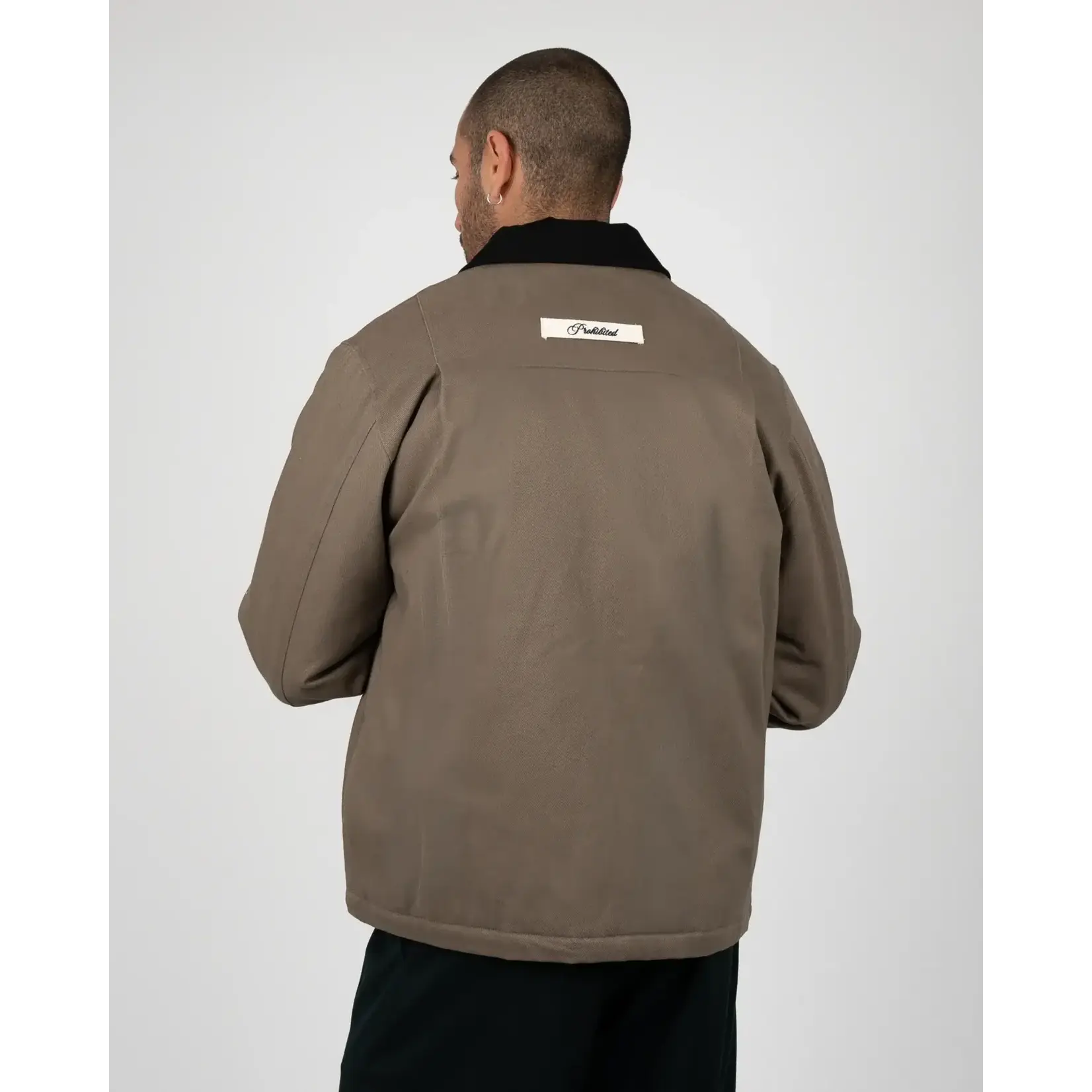 Prohibited Prohibited Back in the days jacket ash green