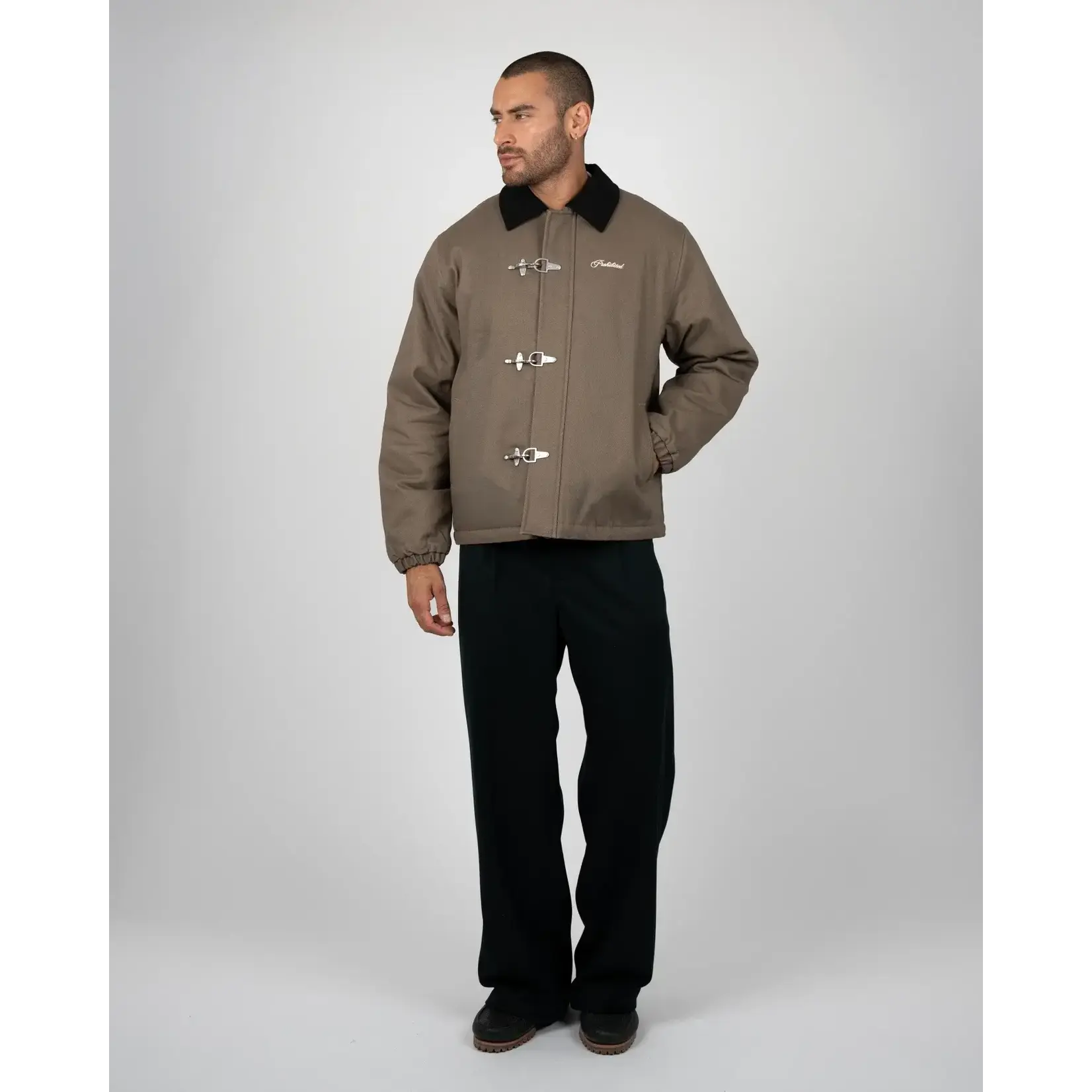 Prohibited Prohibited Back in the days jacket ash green