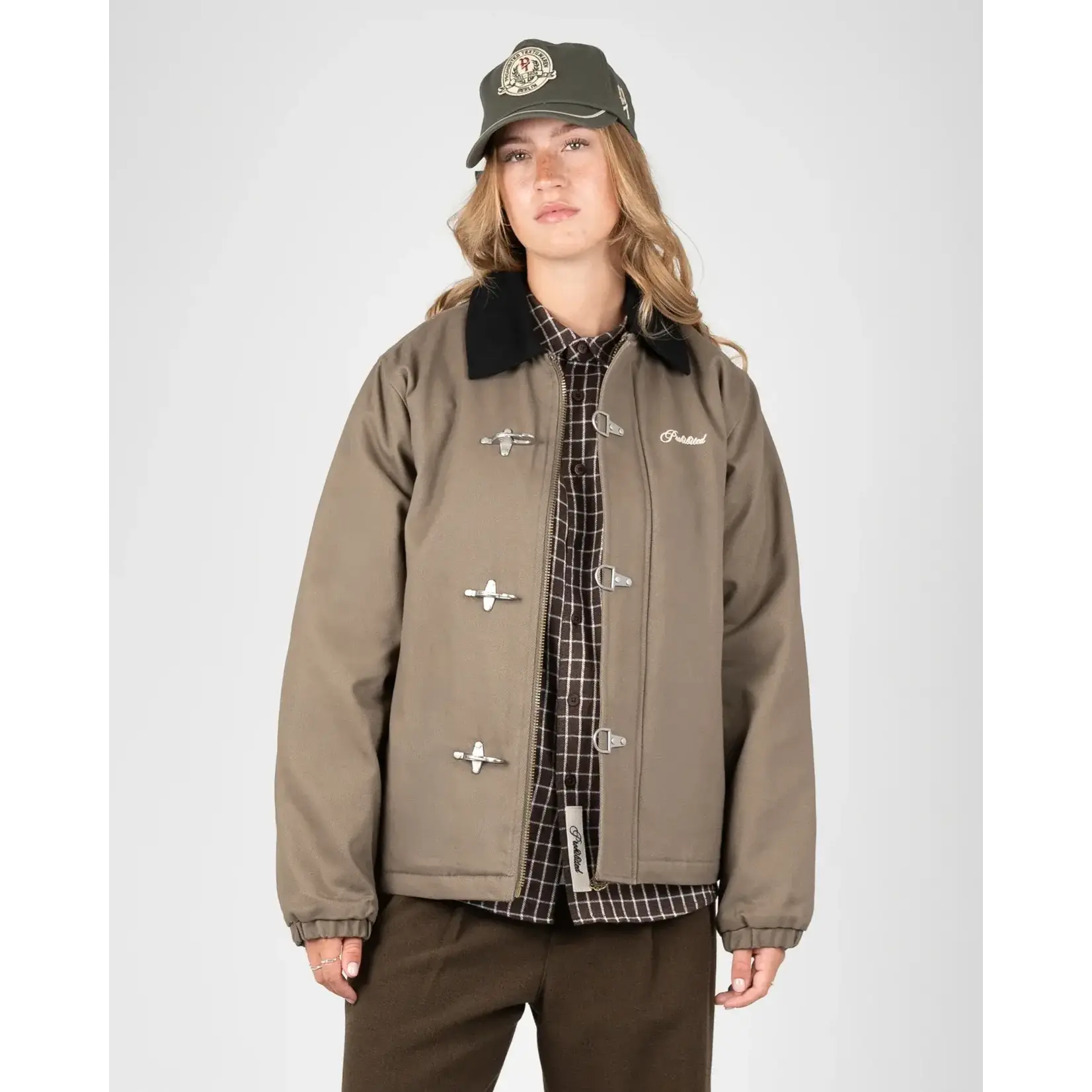Prohibited Prohibited Back in the days jacket ash green
