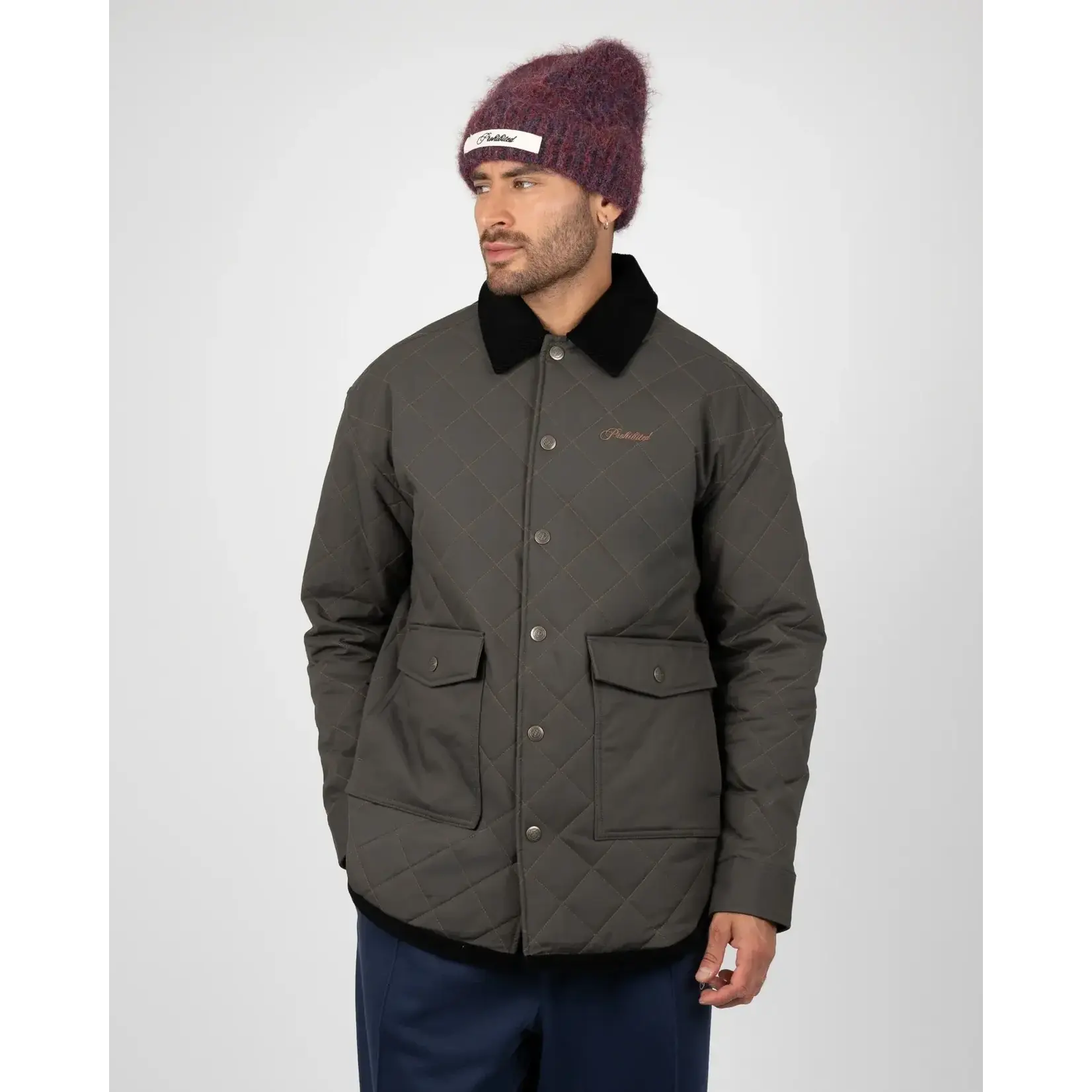 Prohibited Prohibited Autumn field quilted jacket green