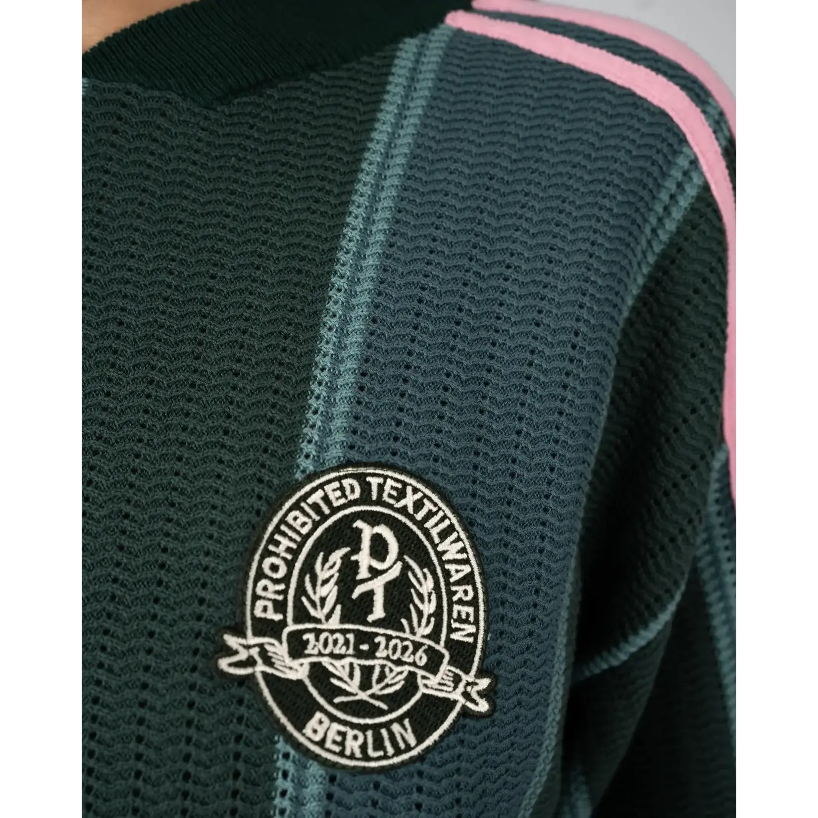 Prohibited Prohibited Striped Team knit green