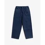 Rotholz Rotholz Pleated Wide Pant Herringbone Blue