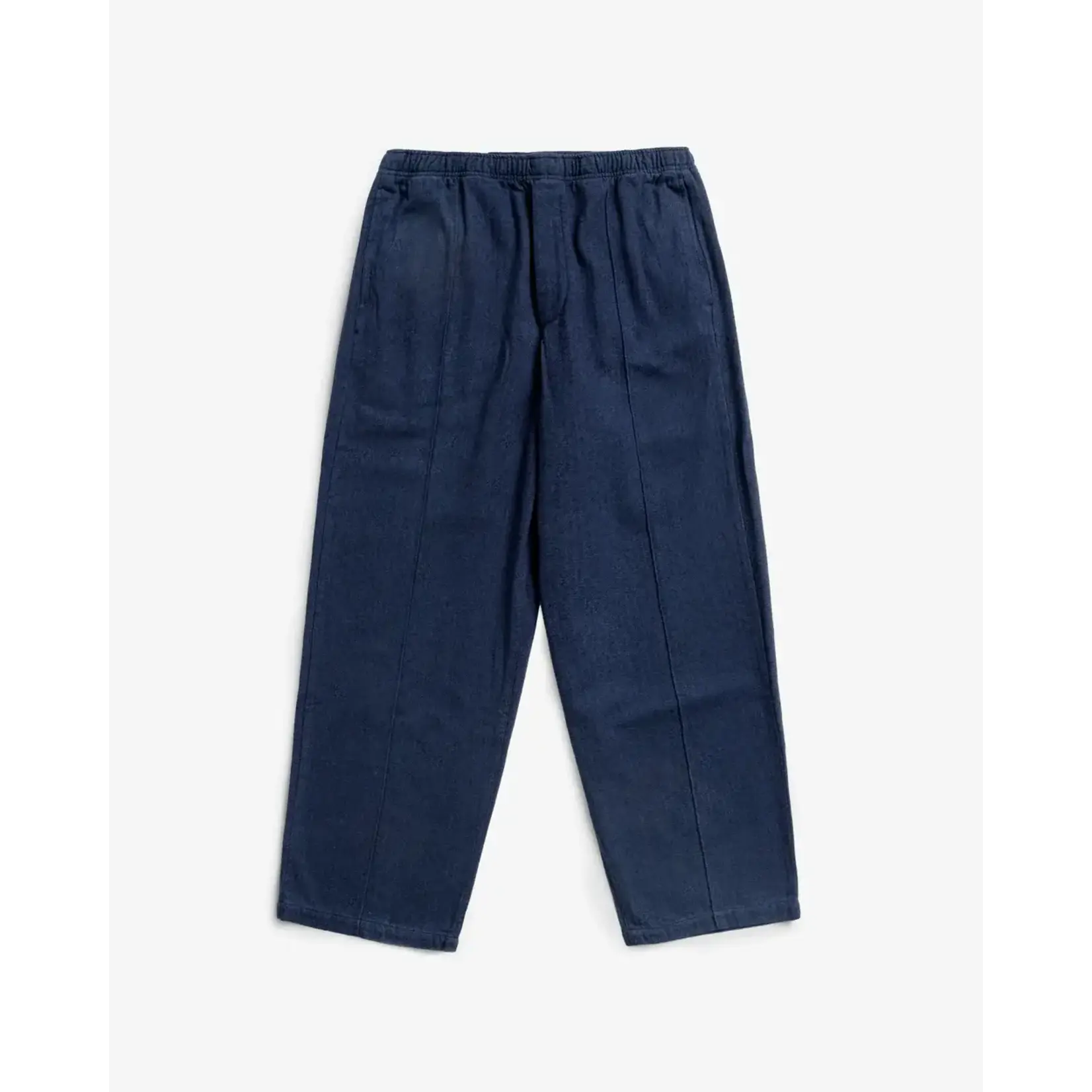 Rotholz Rotholz Pleated Wide Pant Herringbone Blue