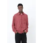 Won Hundred Won Hundred Mason Check shirt granita pink