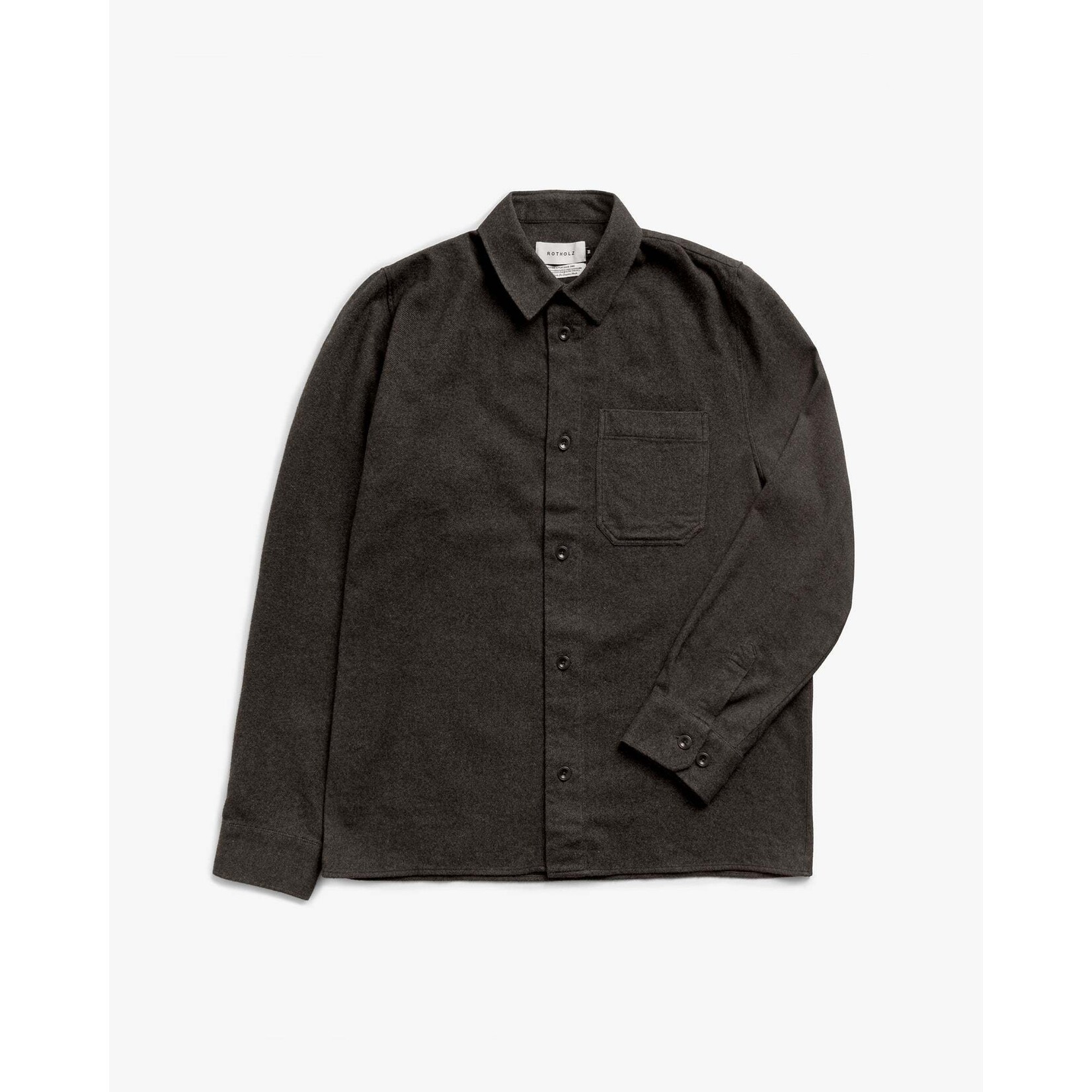 Rotholz Rotholz Flannel Casual Shirt Black Brown