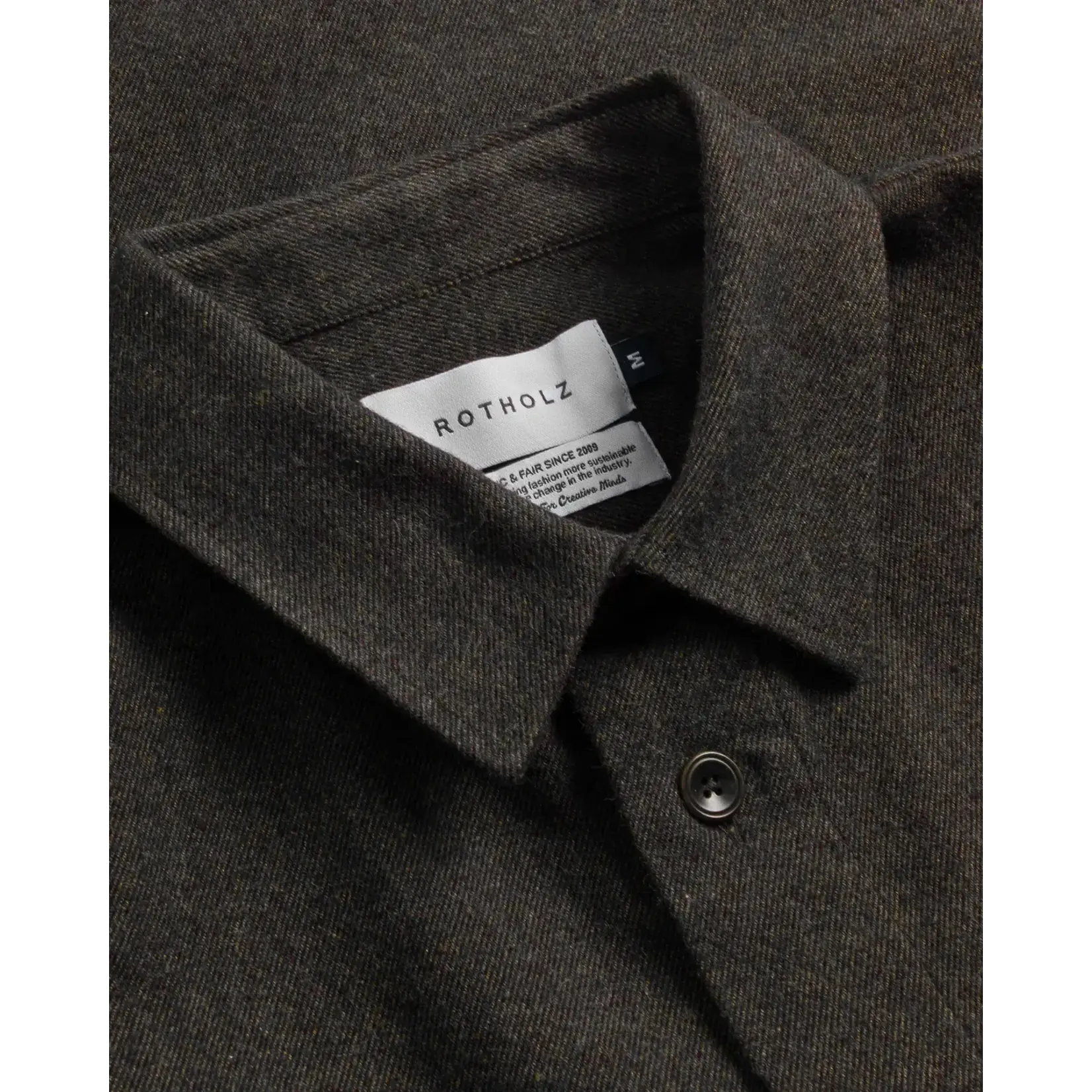 Rotholz Rotholz Flannel Casual Shirt Black Brown