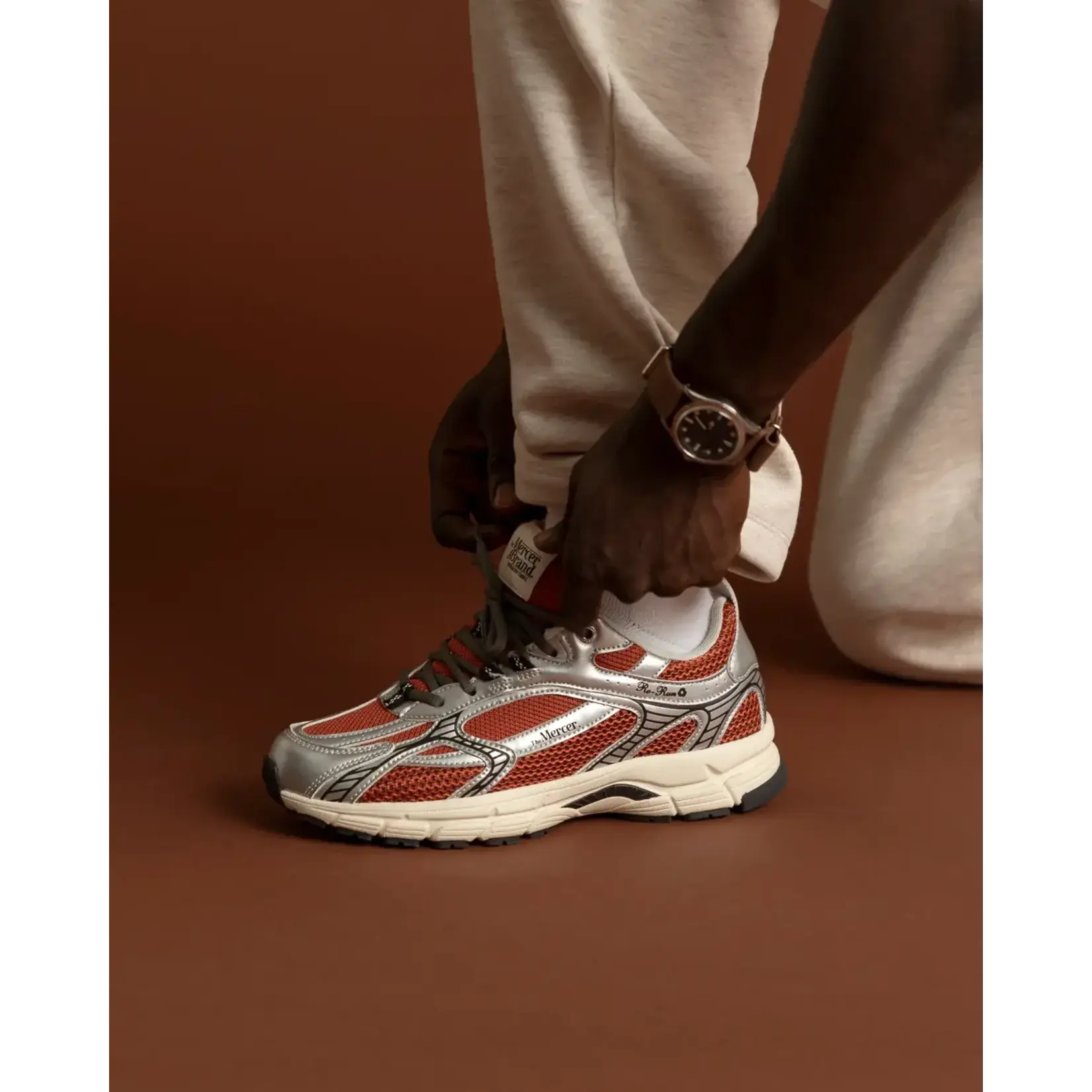 Mercer Mercer Re-Run Scratched orange/silver