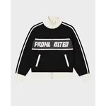 Prohibited Prohibited Letterman knit jacket black