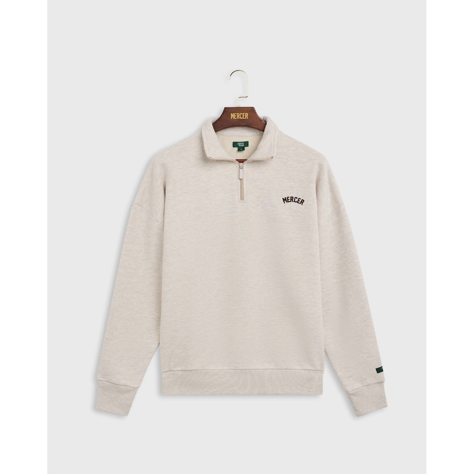 Mercer Mercer quarter zip light sand