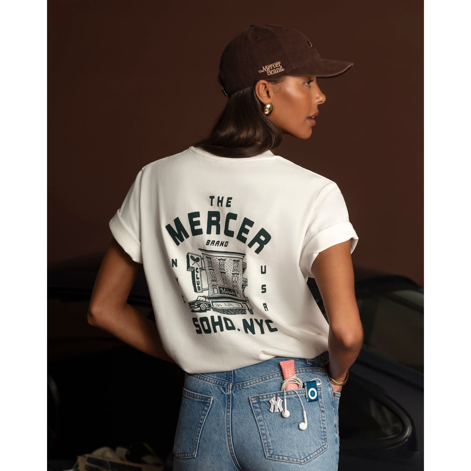 Mercer Mercer Neighborhood Tee white