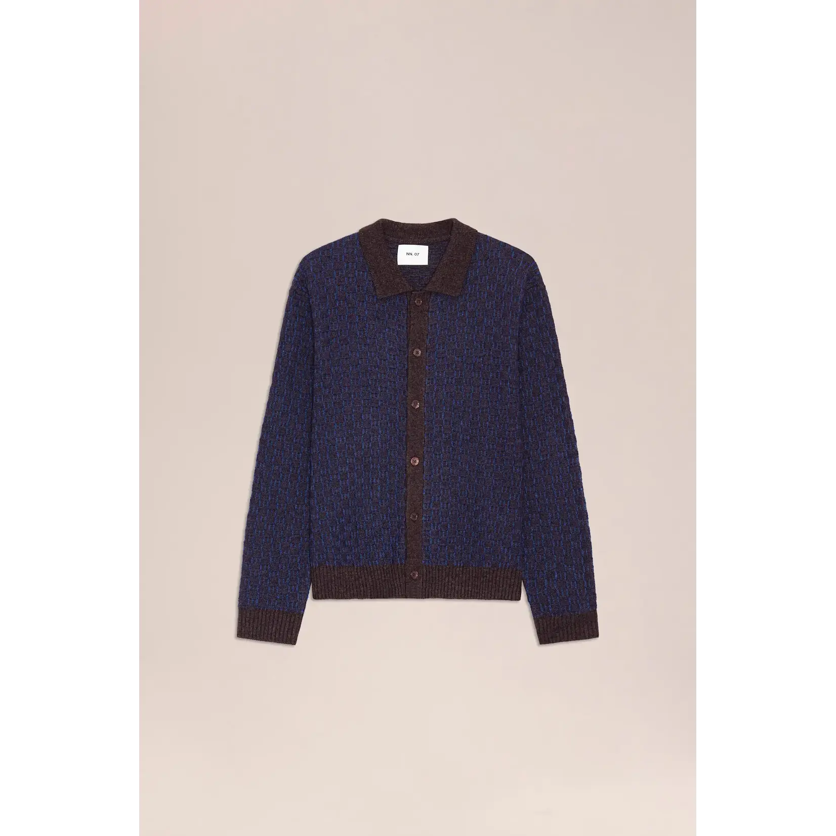 NN07 NN07 Thor Polo Cardigan deep truffle