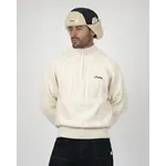 Prohibited Prohibited Cable Knit Quarter Zip Cream