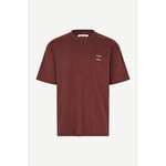 Samsoe & Samsoe Samsoe Samsoe Joel t-shirt bitter chocolate