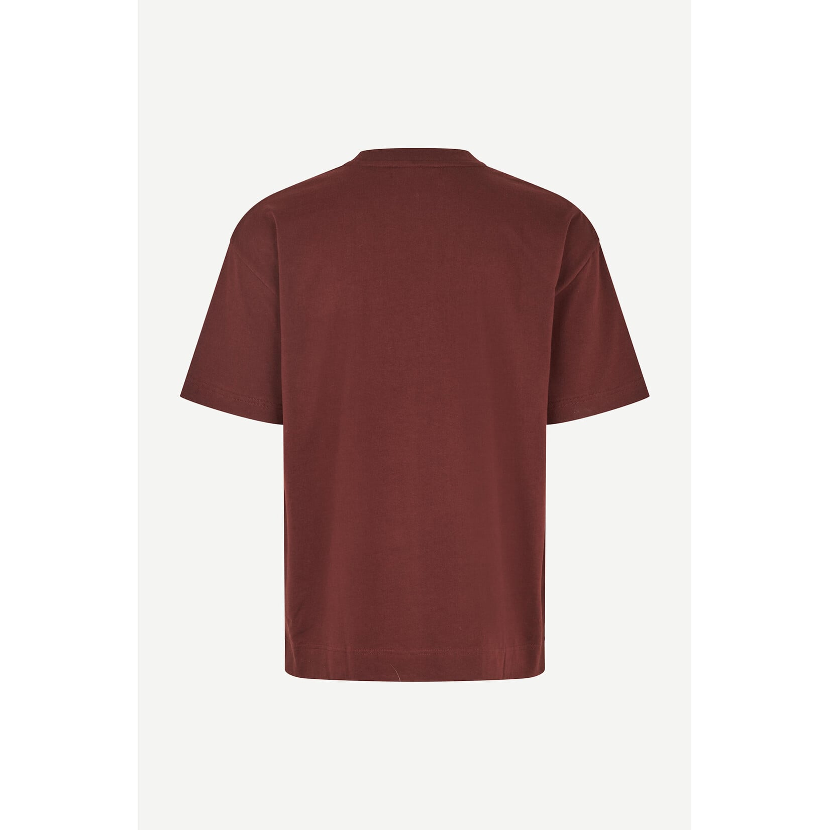 Samsoe & Samsoe Samsoe Samsoe Joel t-shirt bitter chocolate