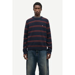 Samsoe & Samsoe Samsoe Samsoe Sapatrik stripe sweater bitter chocolate str