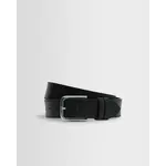 Wax London Wax London Paton leather belt black