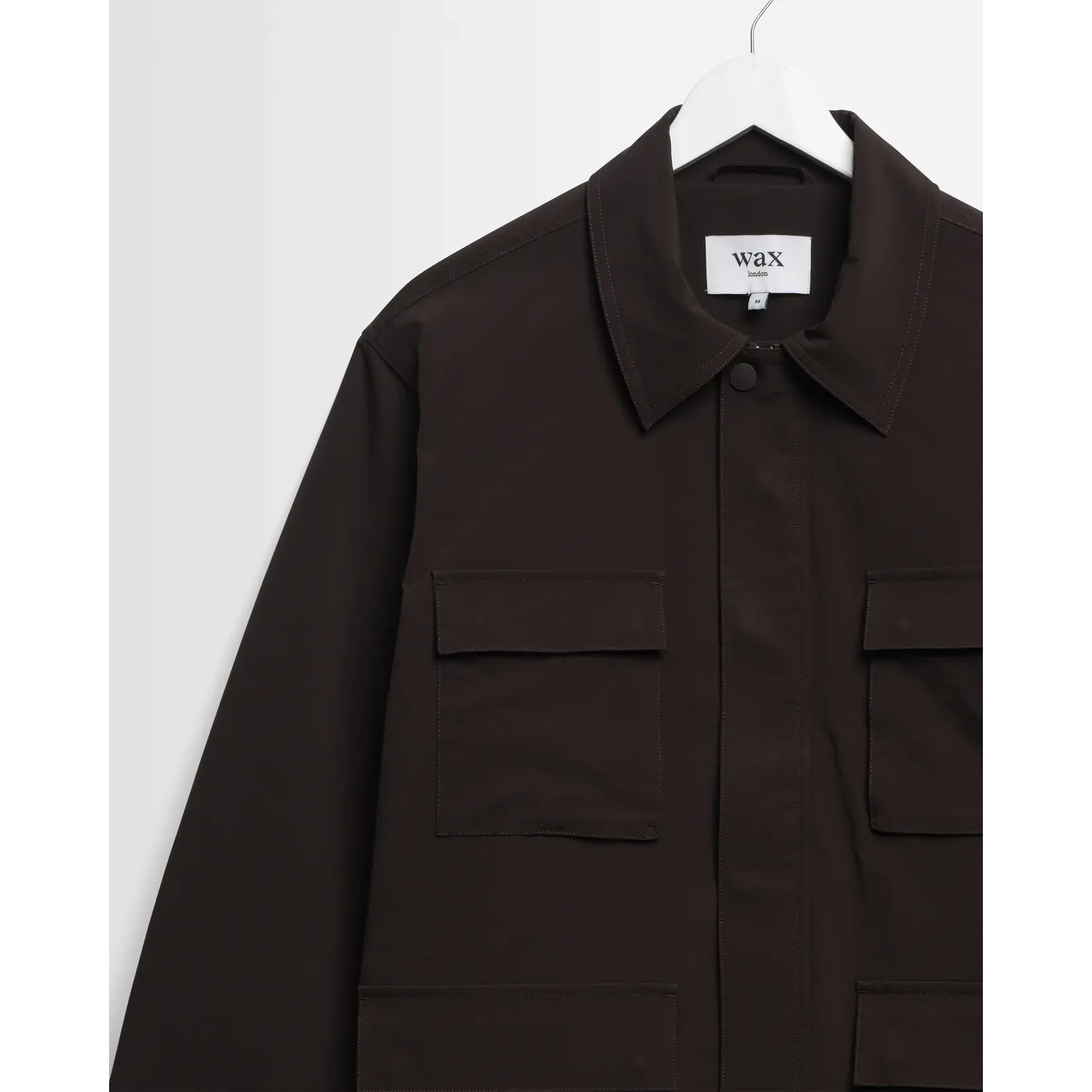 Wax London Wax London Fairfax Field Jacket dark brown