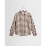 Wax London Wax London Shelly LS check shirt ecru/red