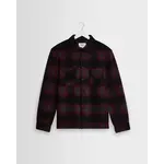 Wax London Wax London Whiting overshirt red/black