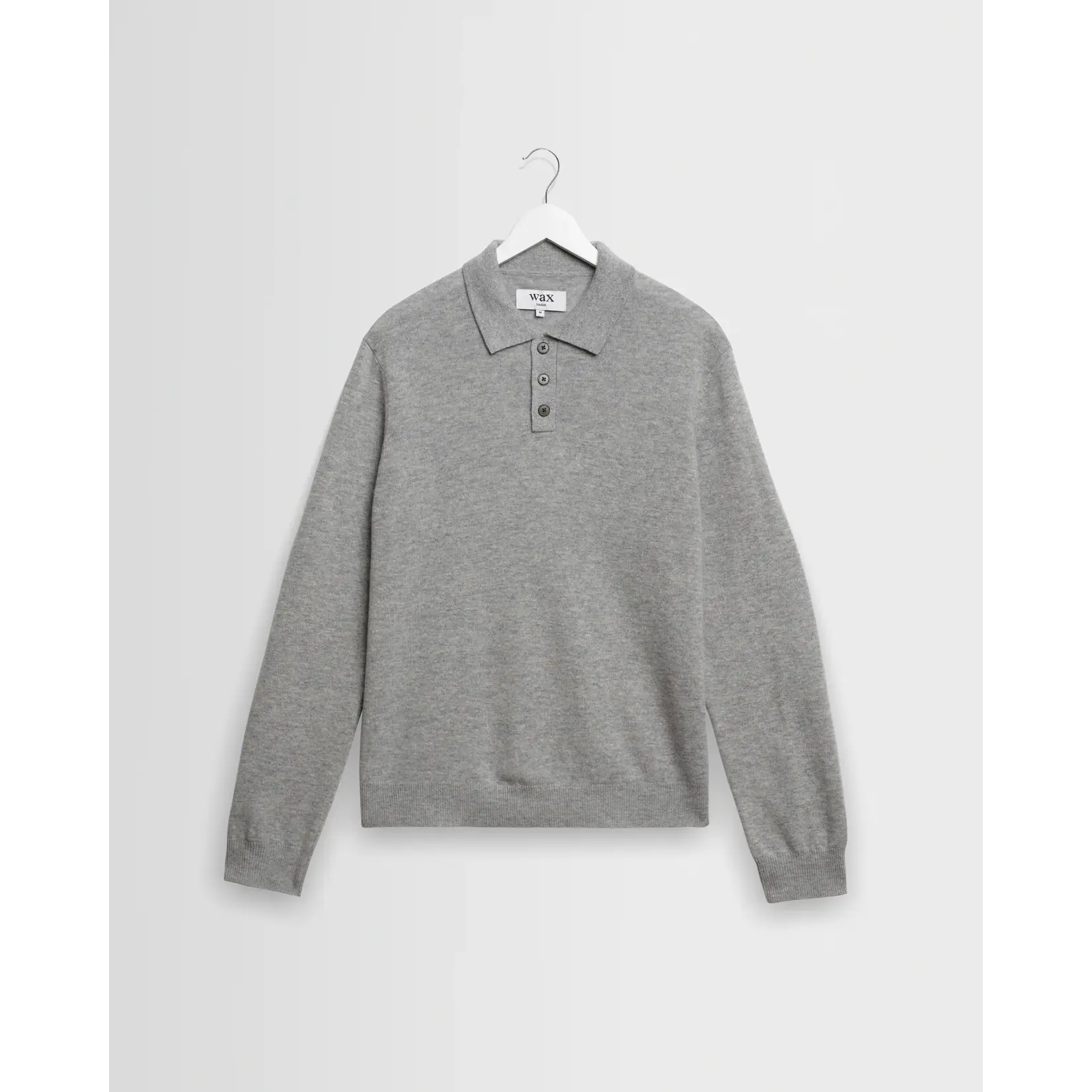 Wax London Wax London Lawrie LS polo grey