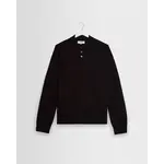 Wax London Wax London Lawrie LS polo dark brown