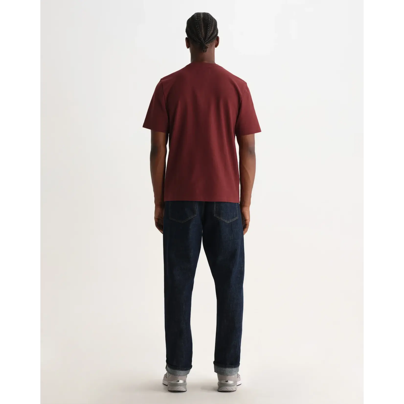 Wax London Wax London Dean Tee maroon