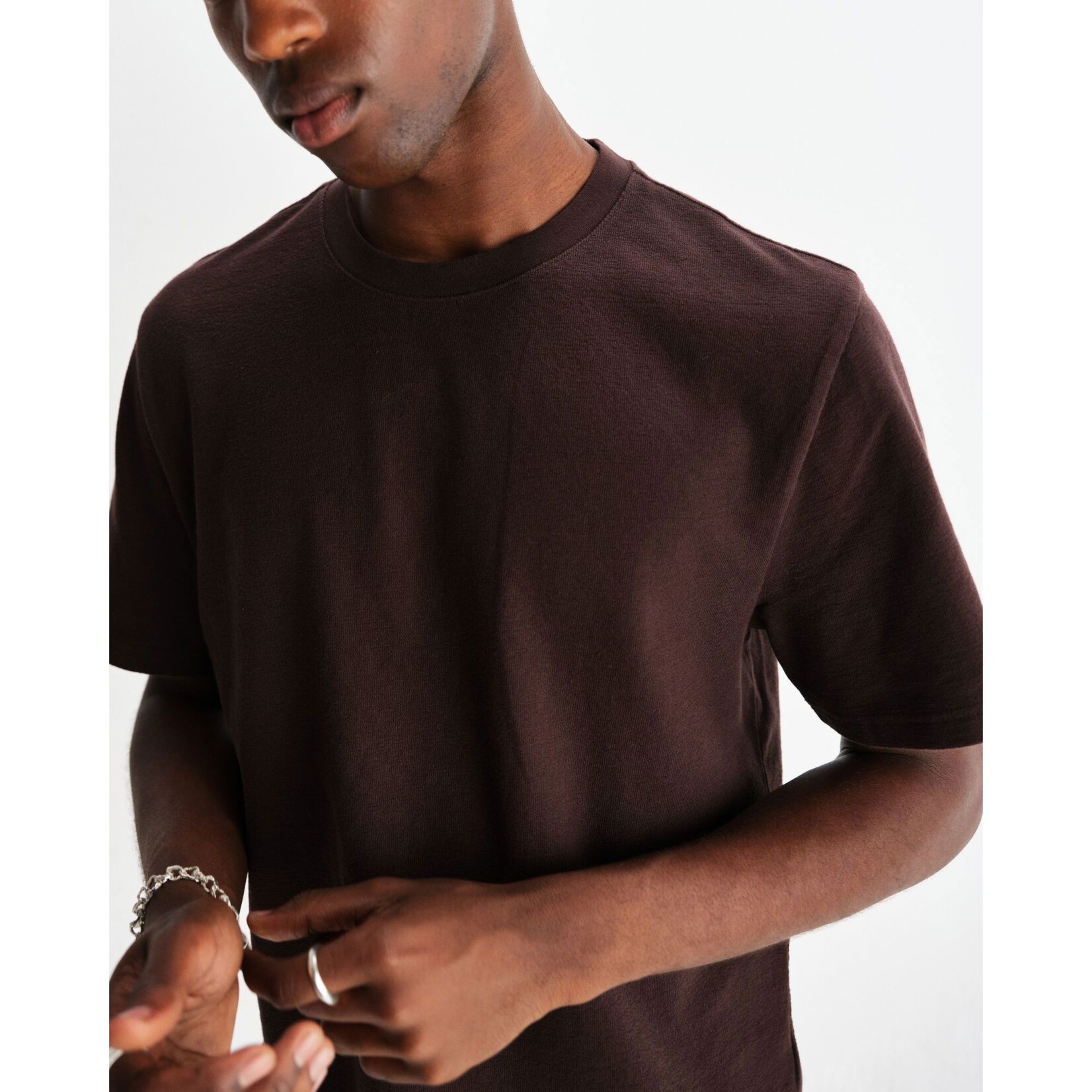 Wax London Wax London Dean Tee dark brown