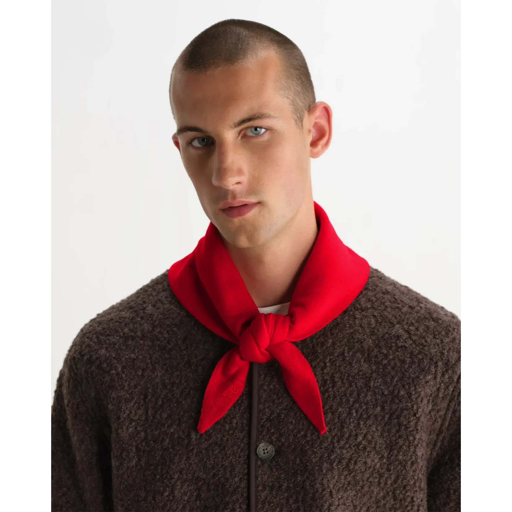 Wax London Wax London Arnold Scarf red