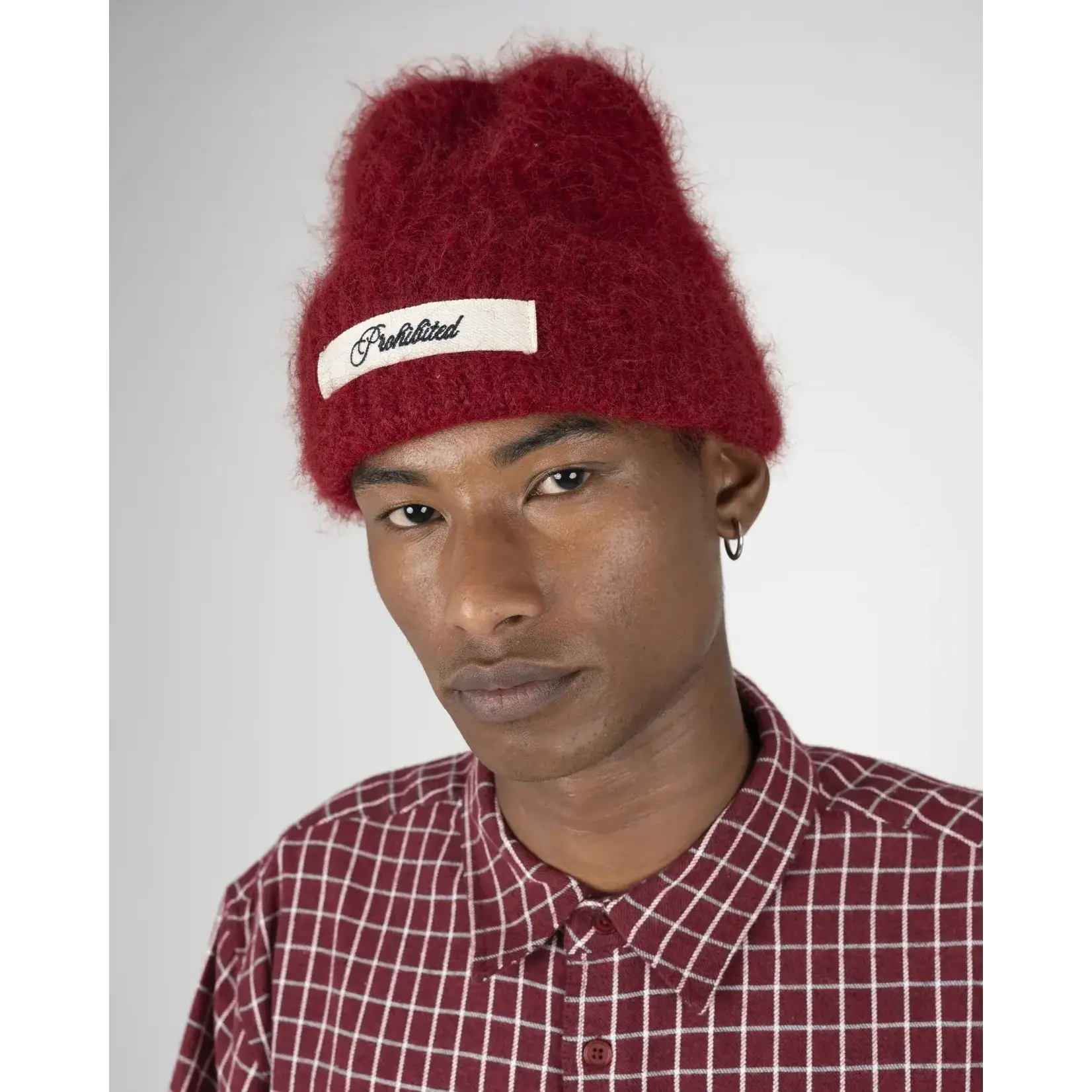 Prohibited Prohibited season knit beanie red