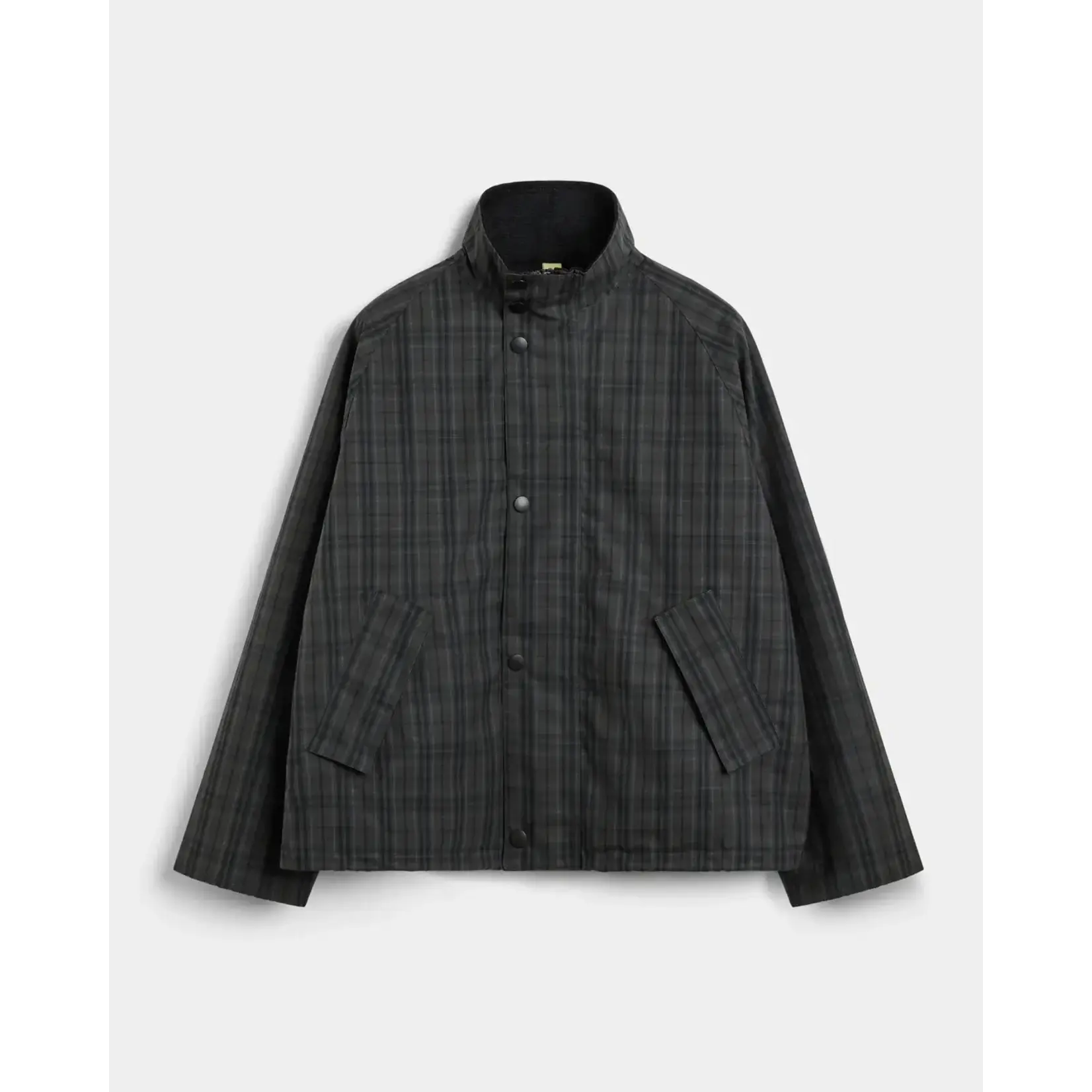 Brixtol Textiles Brixtol Textiles Wren unisex jacket black check