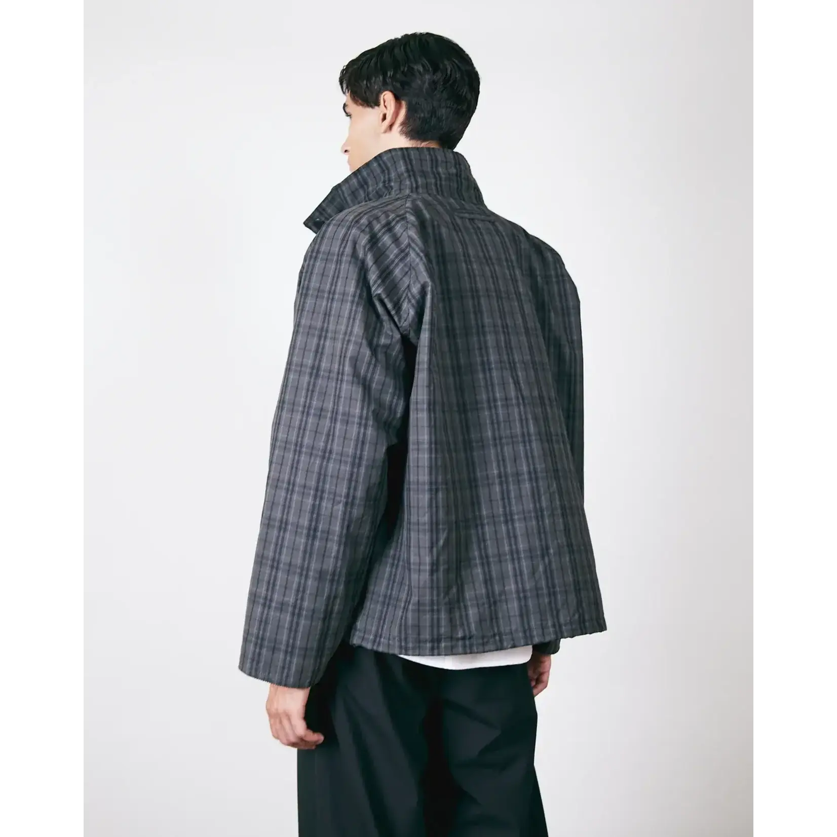 Brixtol Textiles Brixtol Textiles Wren unisex jacket black check