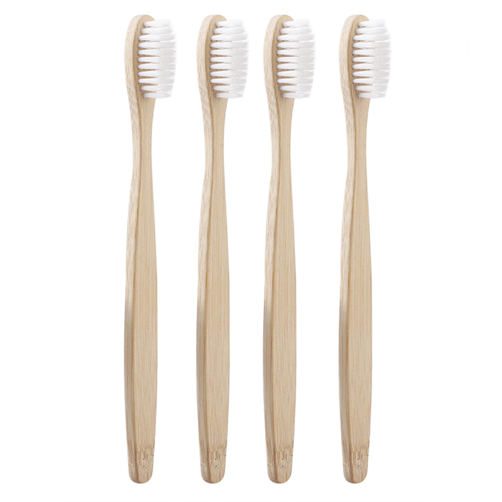 Bamboe tandenborstels - 4 stuks soft/medium