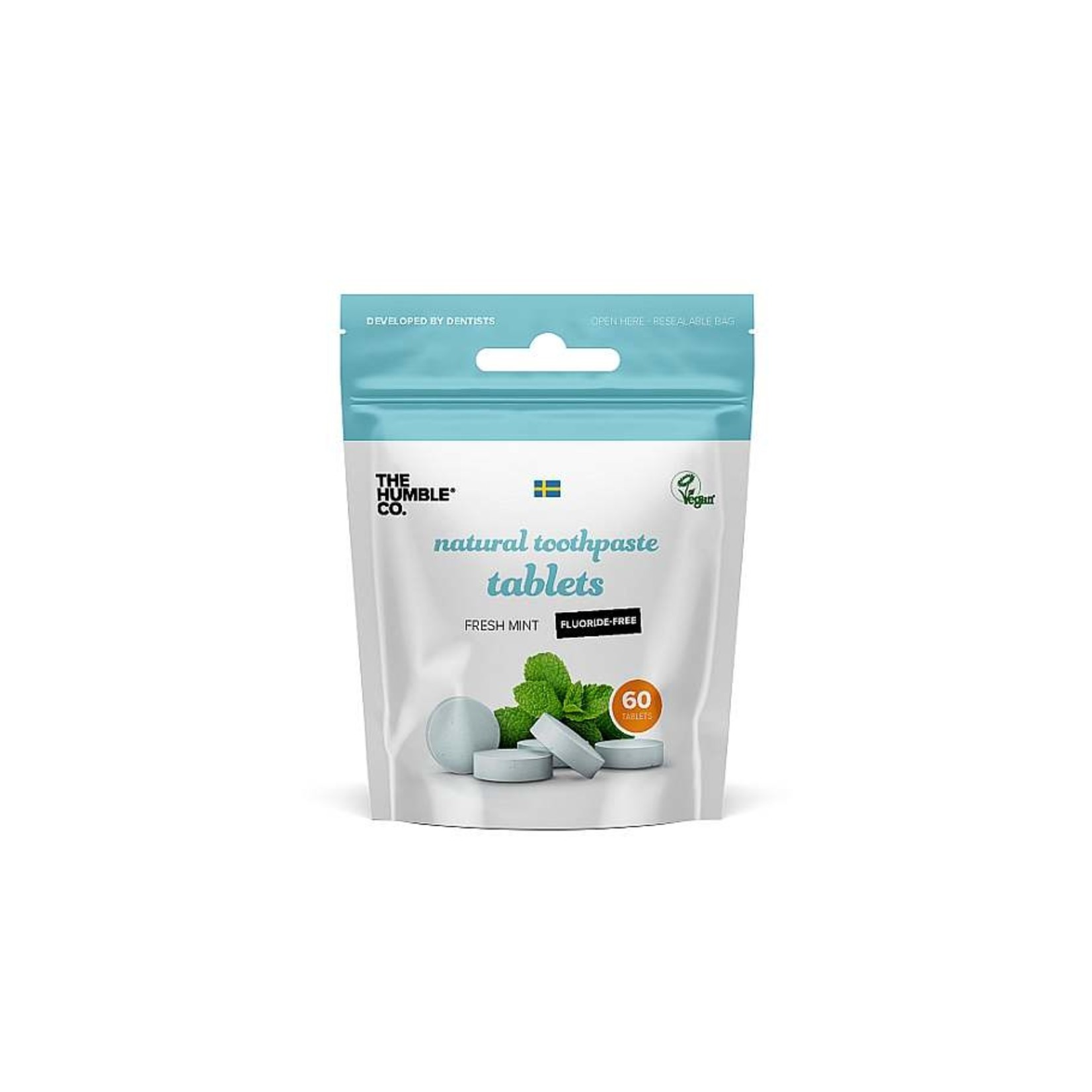 The Humble Co. Humble Tandpasta Tabletten zonder fluoride (60 stuks)